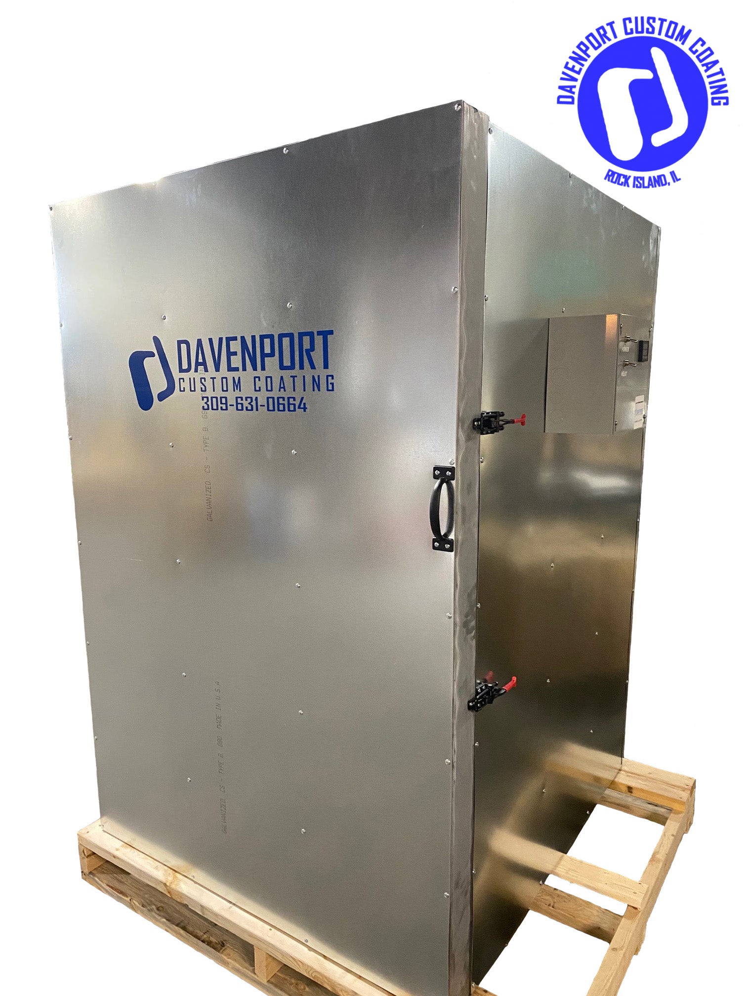 4x4x6 Electric Batch Powder Coating Oven