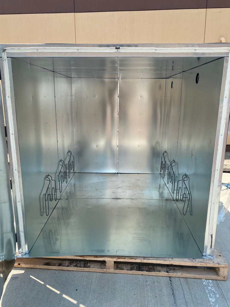 6x6x10 Electric Batch Powder Coating Oven Davenport Custom Coating