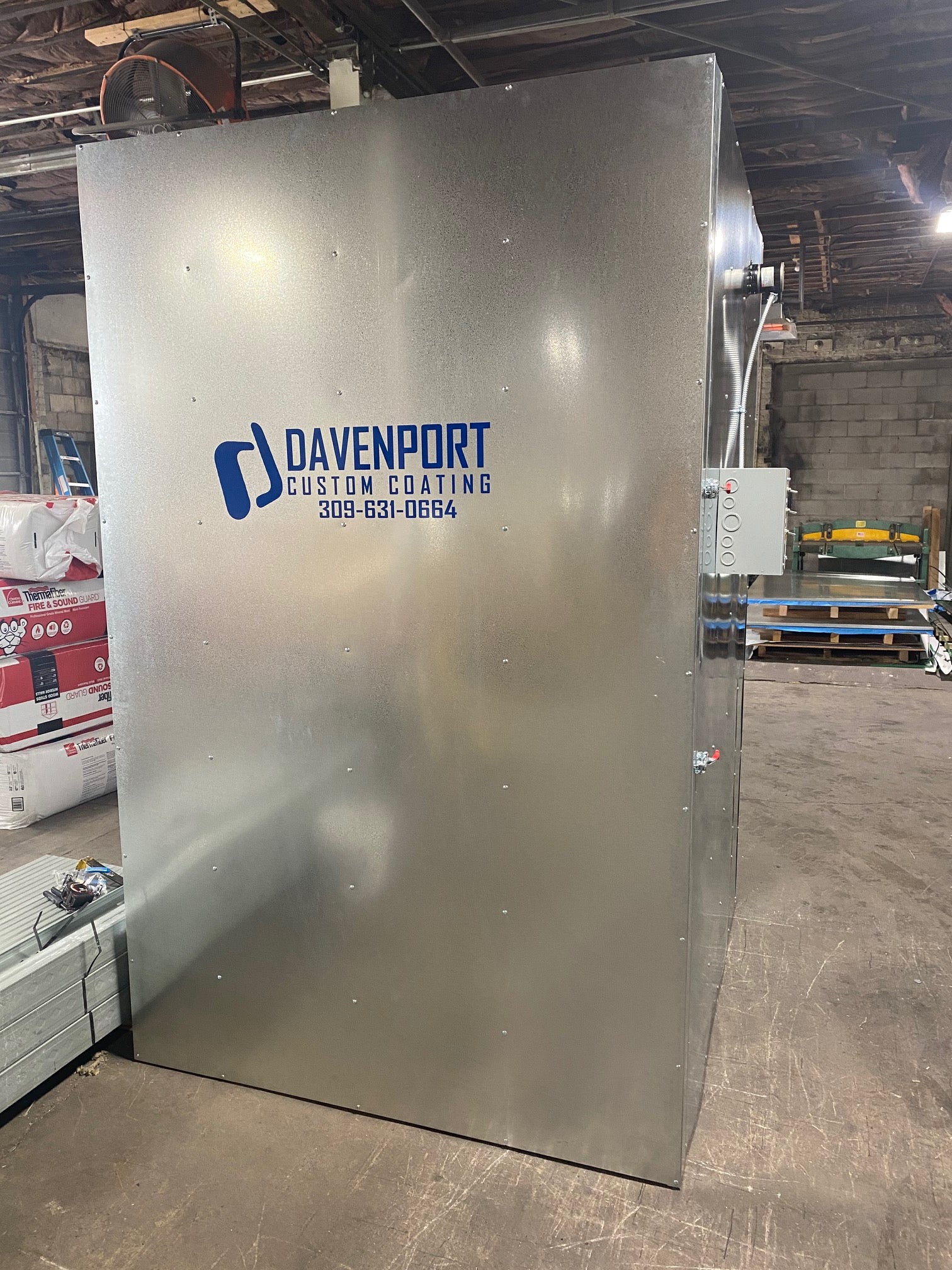 5x5x8 Electric Batch Powder Coating Oven