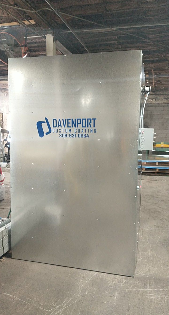 5x5x8 Electric Batch Powder Coating Oven