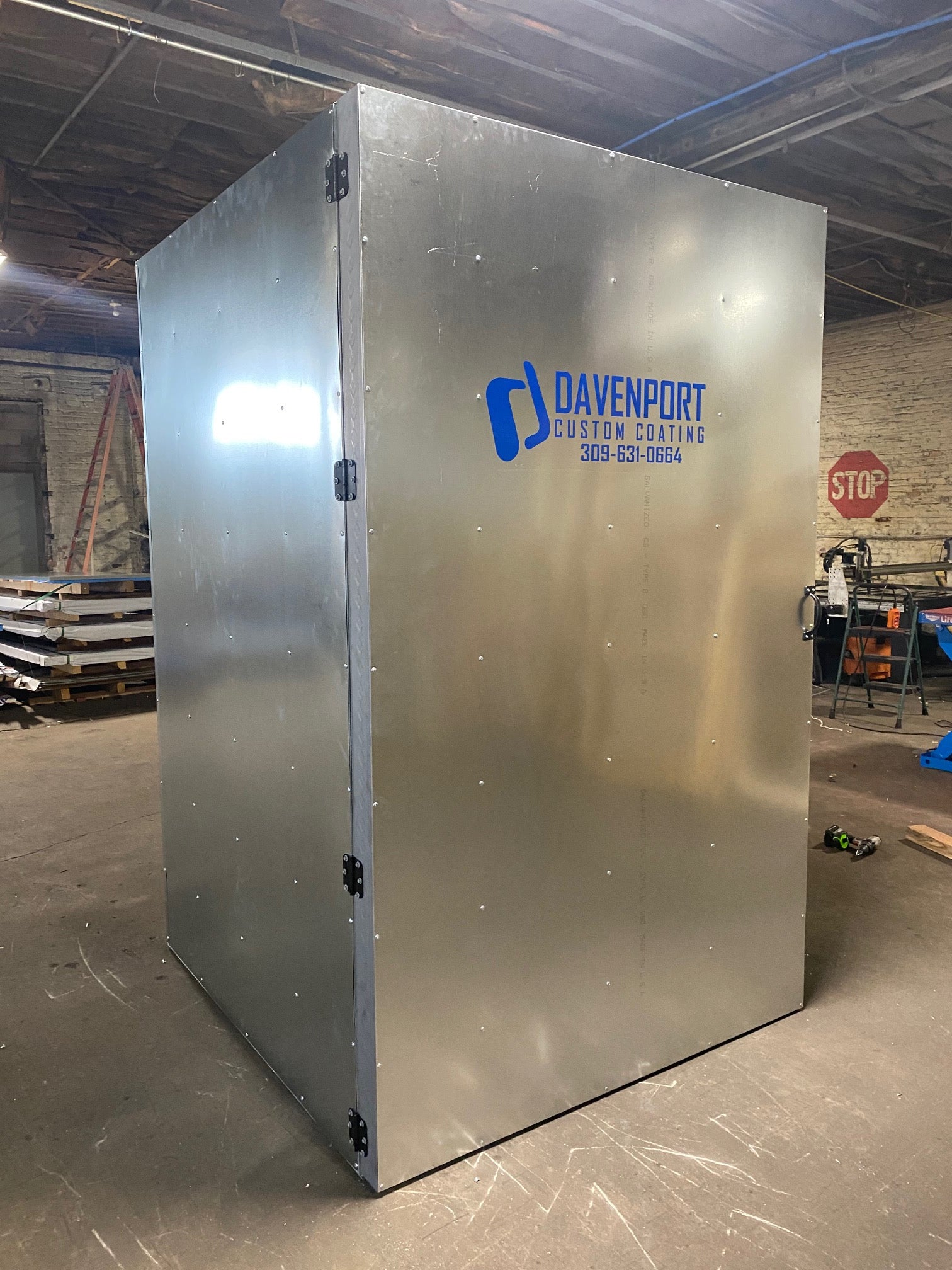 5x5x8 Electric Batch Powder Coating Oven